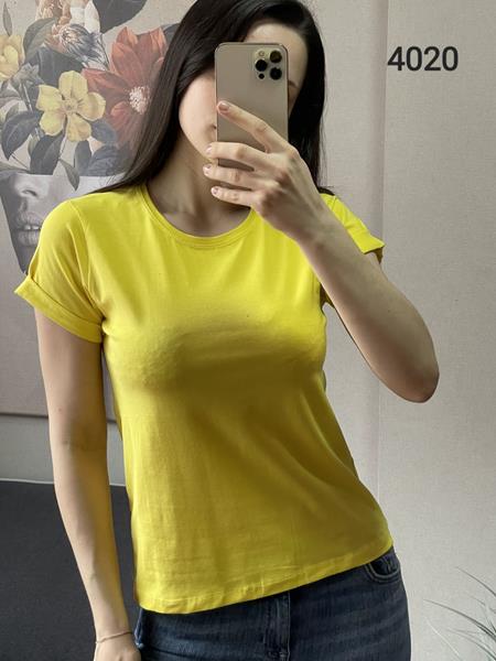 Футболка FSN (42-46) 4020 yellow (лето)