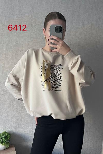 Свитер FSN (52-58) 6412 beige (деми)