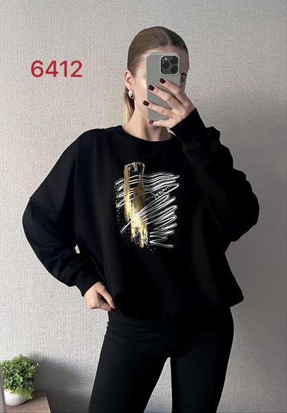 Свитер FSN (52-58) 6412 black (деми)
