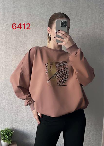 Свитер FSN (52-58) 6412 brown (деми)