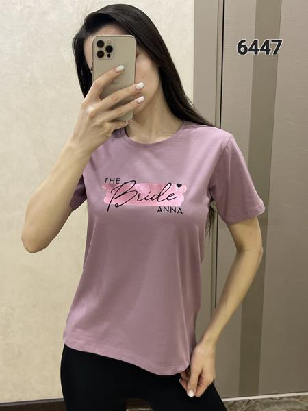Футболка FSN (42-48) 6447 lilac (лето)