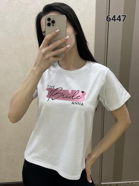 Футболка FSN (42-48) 6447 white (лето)
