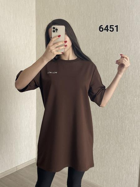 Туника FSN (44-48) 6451 brown (лето)