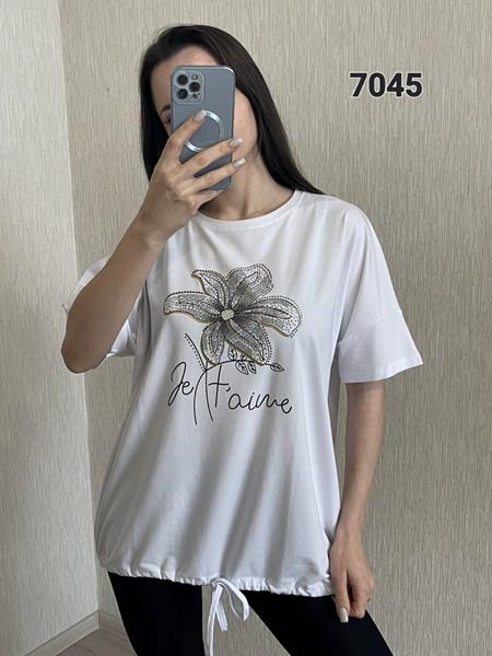 Футболка FSN (52-58) 7045 white (лето)