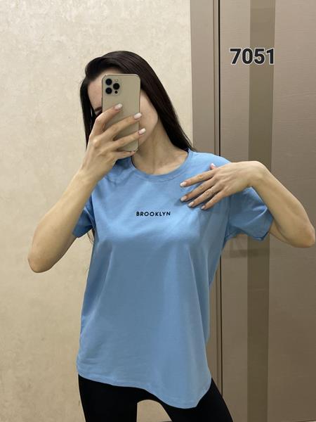 Футболка FSN (46-52) 7051 l.blue (лето)