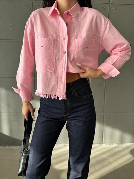 Рубашка New Season (S-L) 8478 pink (лето)