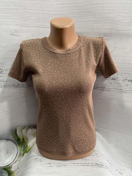 Футболка New Season (S-L) 8489 brown (лето)