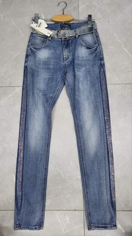 Джинсы DKNSEL (25-30) 6052 blue (деми)