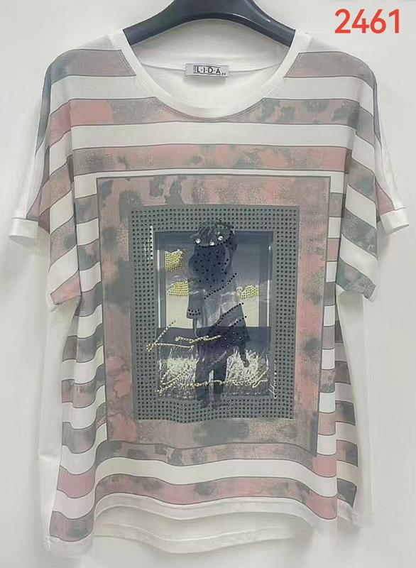 Футболка LIDA (52-62) 2461 grey (лето)