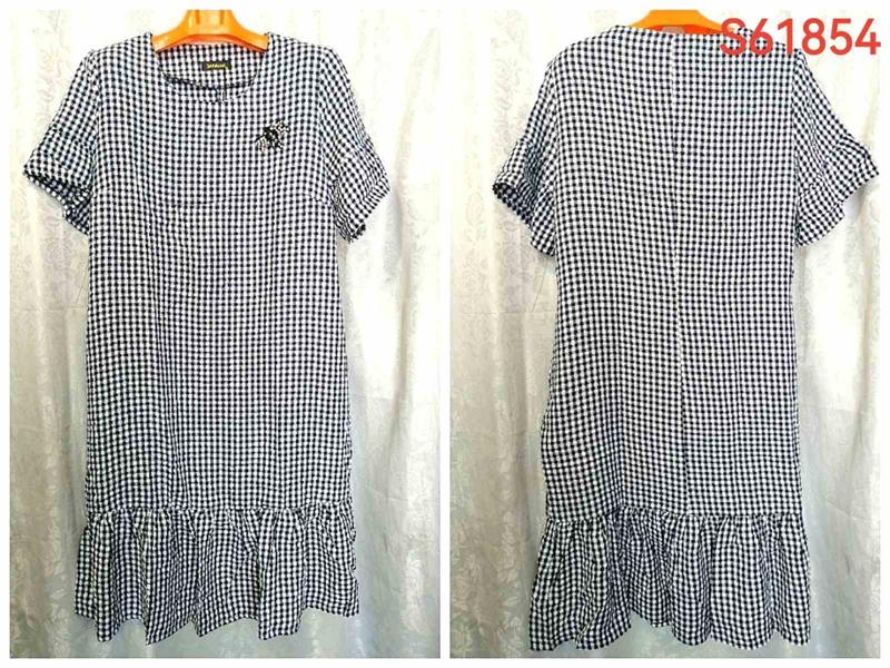 Платье LIDA (50-60) S61854 black (лето)