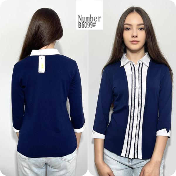 Рубашка Loyard (S-2XL) B6099 blue (деми)