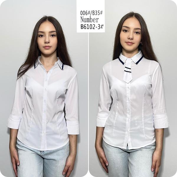 Рубашка Loyard (S-2XL) B6102-3 white (деми)