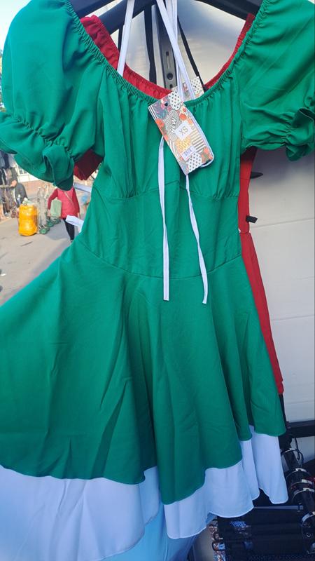 Платье Subdive (XS-L) 0978 green (лето)