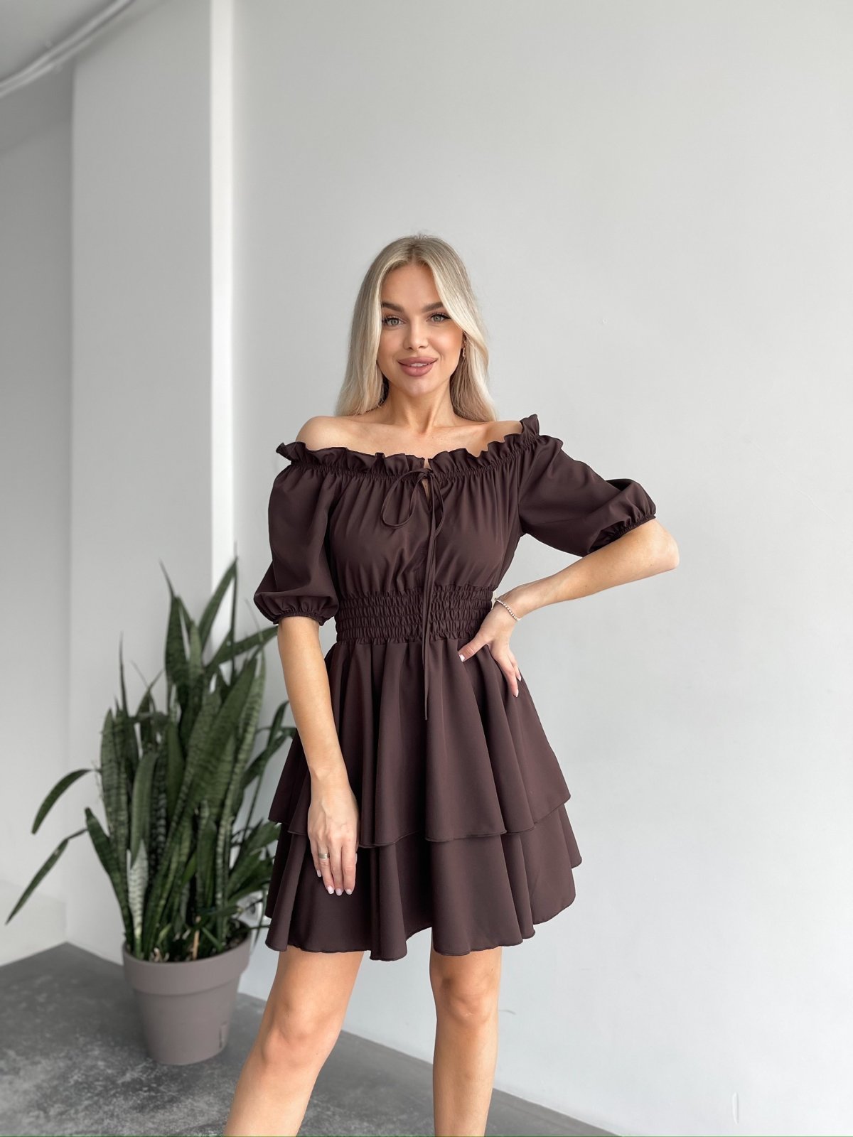 Платье Latoria (42-44) 822 brown (лето)