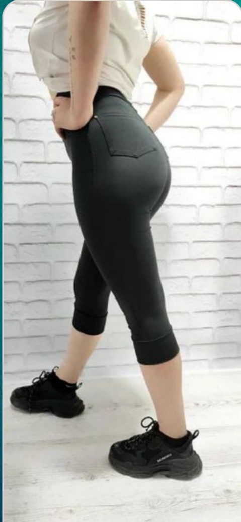 Бриджи MSO (XL-4XL) 054 black (лето)