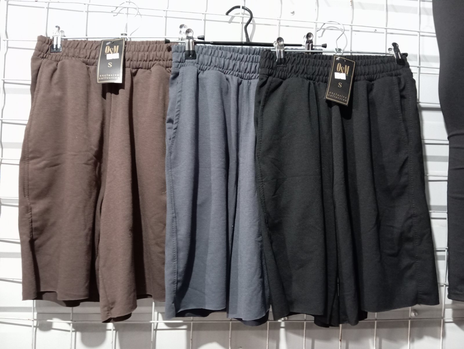 Шорты MSO (S-XL) 1239 black (лето)