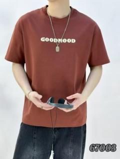Футболка Dogan (L-4XL) 67003 brown (лето)