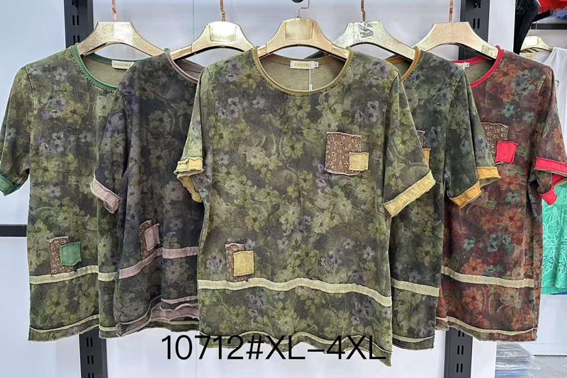 Футболка Even&Efair (XL-4XL) 10712 mix (лето)