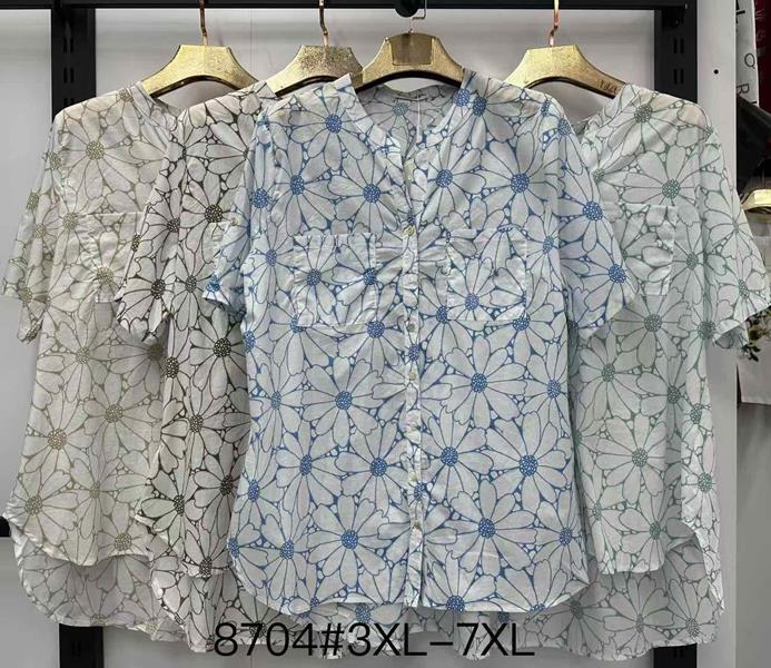 Рубашка Even&Efair (3XL-7XL) 8704 mix (лето)