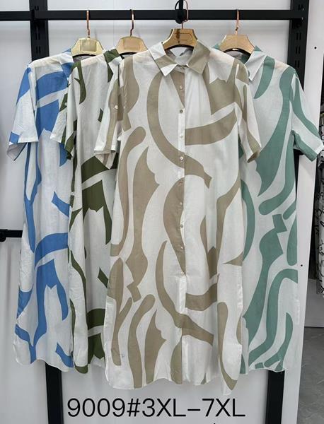 Платье Even&Efair (3XL-7XL) 9009 mix (лето)