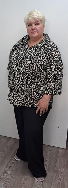 Костюм Sinevir (XL-5XL) A176B black (деми)