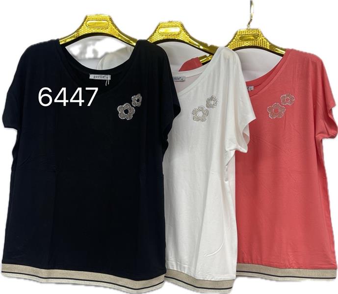 Футболка Gertie (46-56) 6447 white (лето)