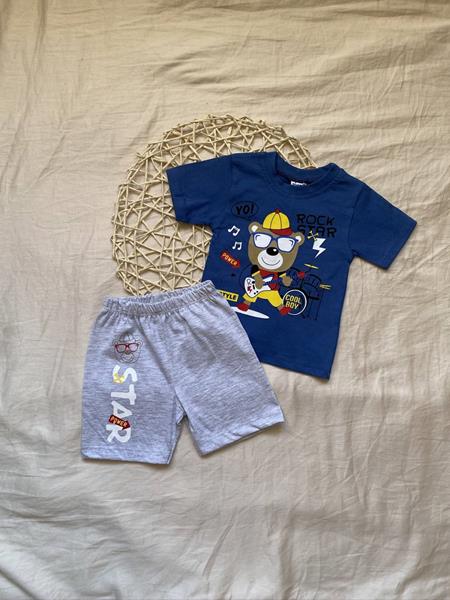 Футболка Baby Boom (0.9-2) 1094 blue (лето)