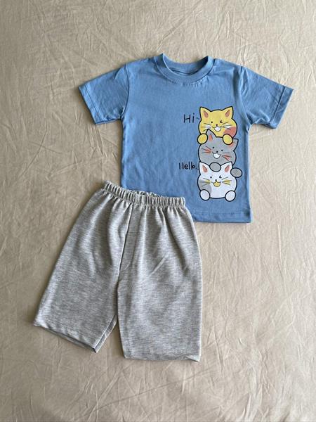 Костюм Baby Boom (1-4) 1107 l.blue (лето)