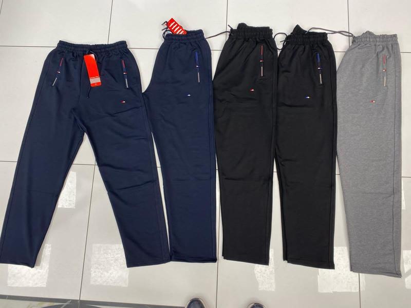 Штаны спорт Ckas Benno (S-2XL) CB122 black-red (деми)