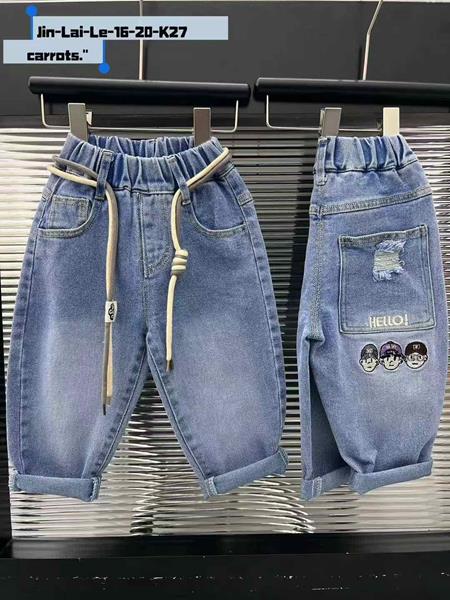 Джинсы Фунтик (1-5) K27 l.blue (деми)
