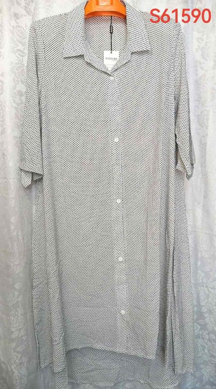 Платье LIDA (50-60) S61590 grey (лето)
