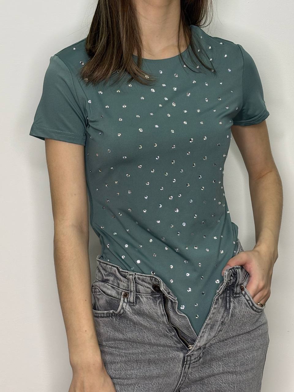 Боди Kosta (42-46) 1291 grey (лето)