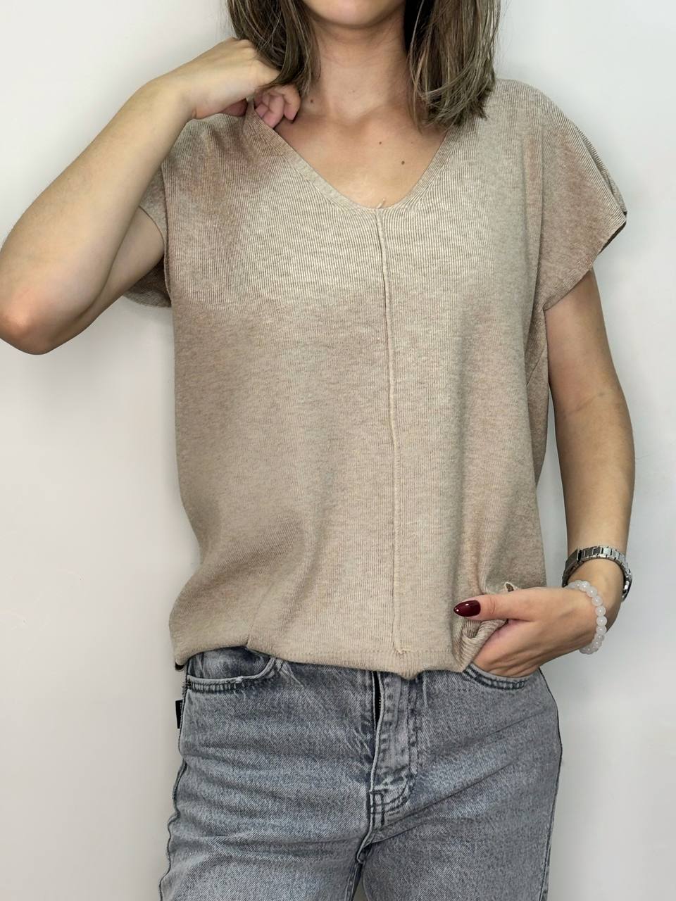 Футболка Kosta (42-46) 829 beige (лето)