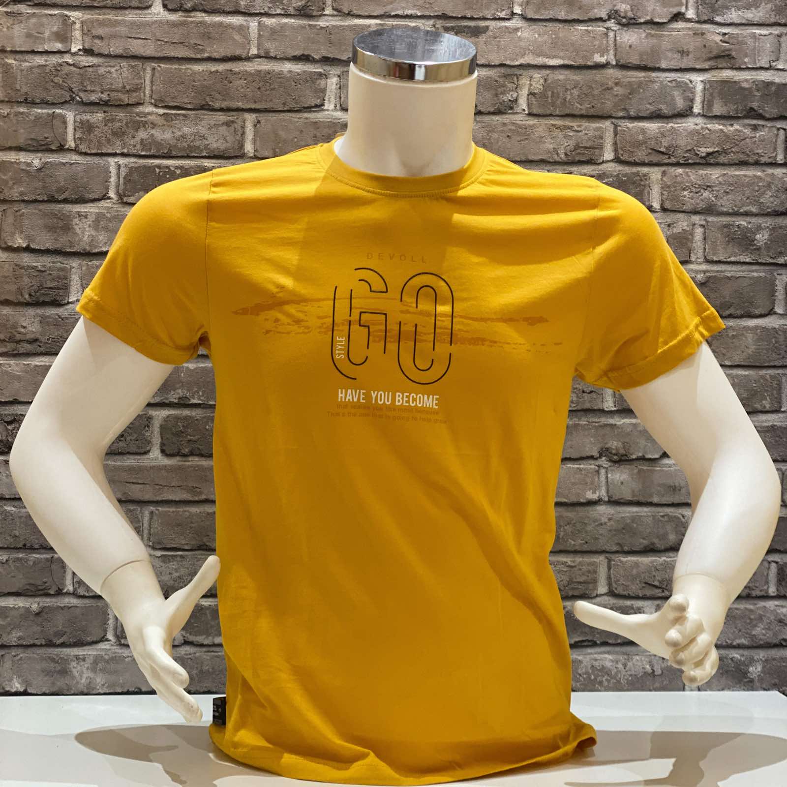 Футболка Mary Poppins (M-2XL) 4153 yellow (лето)