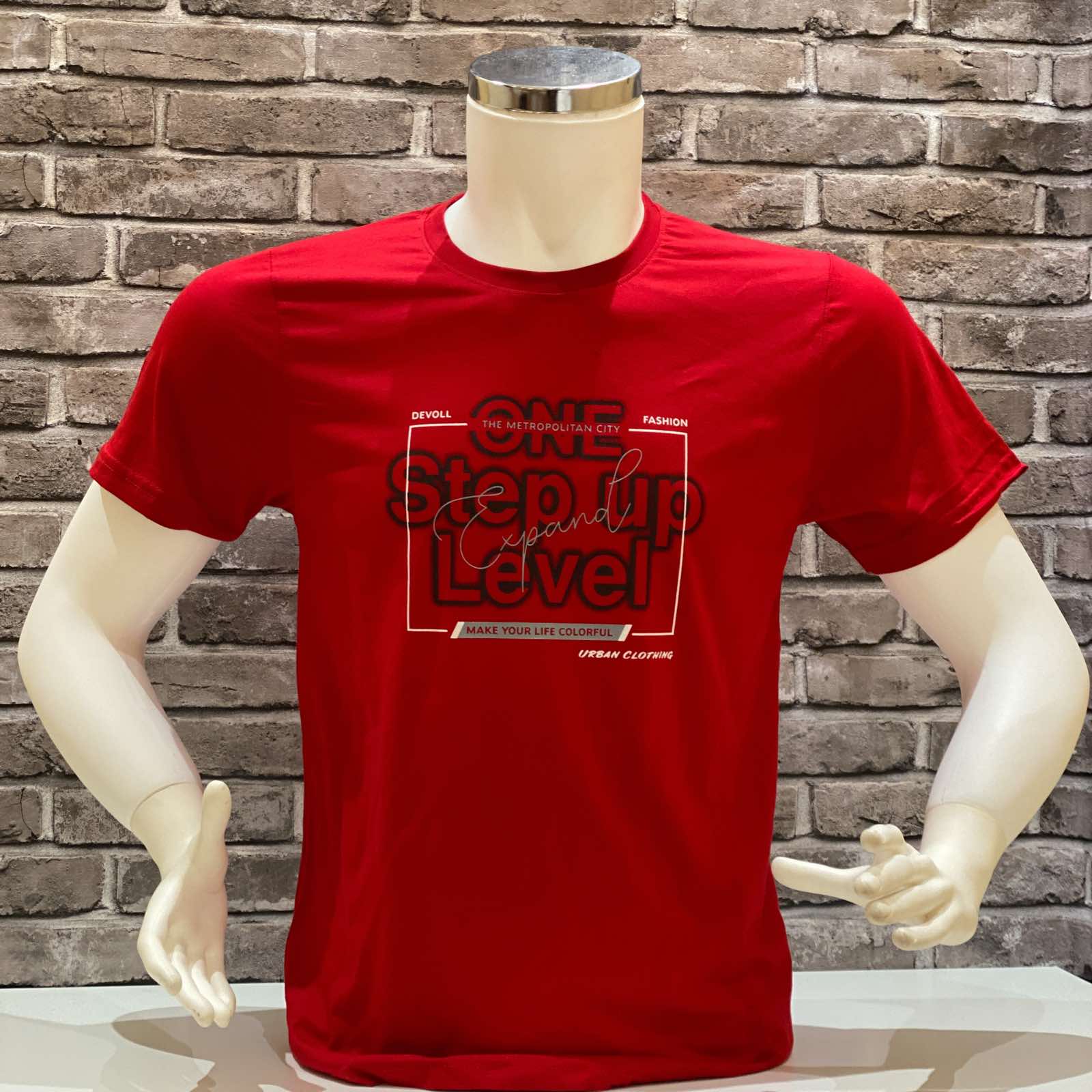 Футболка Mary Poppins (M-2XL) 4164 red (лето)