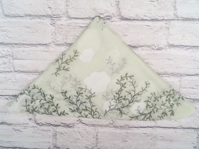 Платок Shawls (72*72) P191 green (деми)