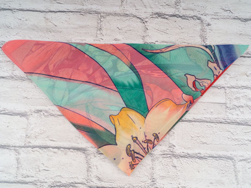 Платок Shawls (72*72) P203 green (деми)