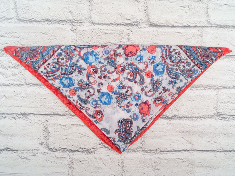 Платок Shawls (72*72) P210 red (деми)