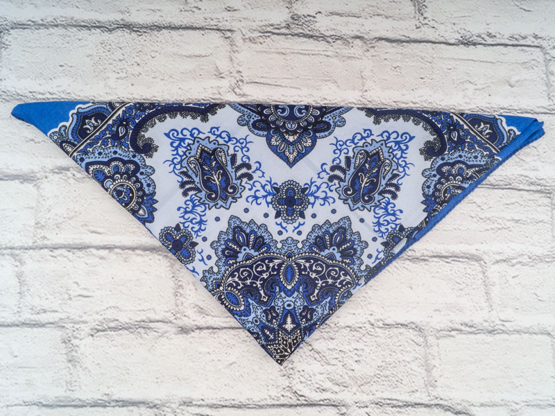Платок Shawls (72*72) P232 blue (деми)