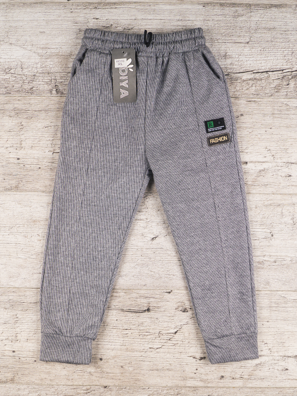 Штаны спорт АйМей (6-10) 8016 l.grey (деми)