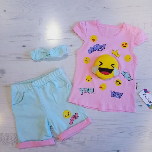Костюм Malibu2 (1-3) 212661 pink (лето) Malibu2 212661 pink