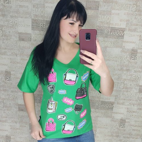 Футболка Shipi (S-L) 024 green (лето) Shipi 024 green