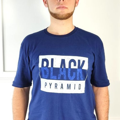 Футболка Global (2XL-5XL) 863 blue (лето) Global 863 blue