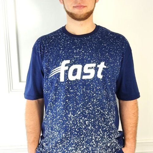 Футболка Global (2XL-5XL) 867 blue (лето) Global 867 blue