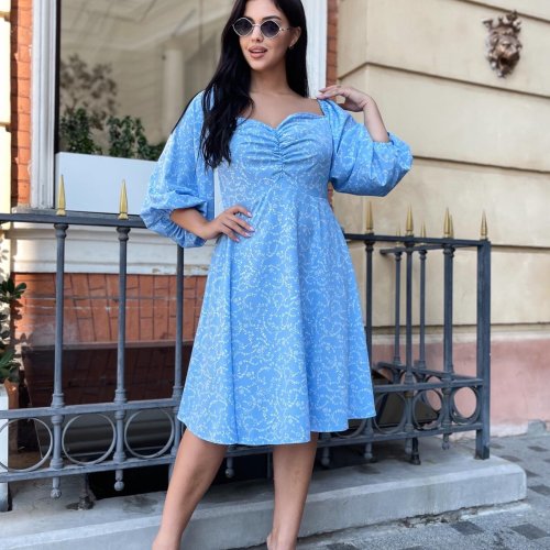 Платье Arina (42-56) 1383-1 l.blue (деми) Arina 1383-1 l.blue