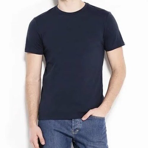 Футболка Алия (M-3XL) 1880 navy (лето) Алия 1880 navy