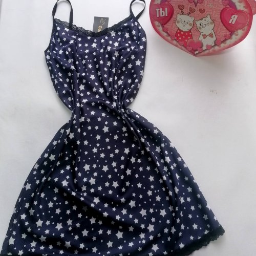 Ночнушка Gull (42-48) 34 navy (лето) Gull 34 navy
