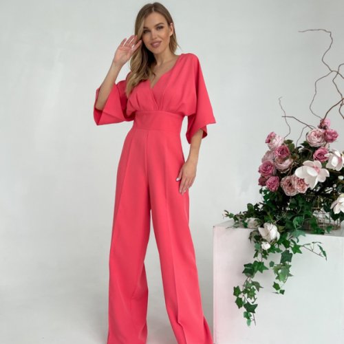 Комбинезон KIT (XS-3XL) 201 coral (деми) KIT 201 coral
