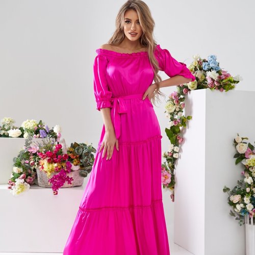 Платье KIT (S-3XL) 230 pink (лето) KIT 230 pink