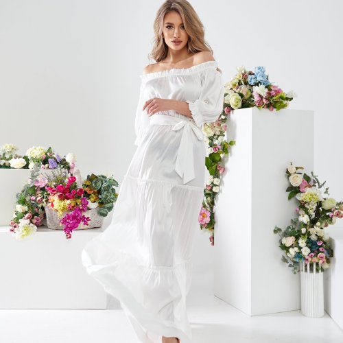 Платье KIT (S-3XL) 230 white (лето) KIT 230 white